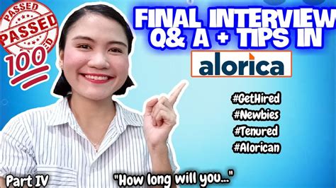 8 ALORICA FINAL INTERVIEW QUESTIONS AND ANSWERS .
